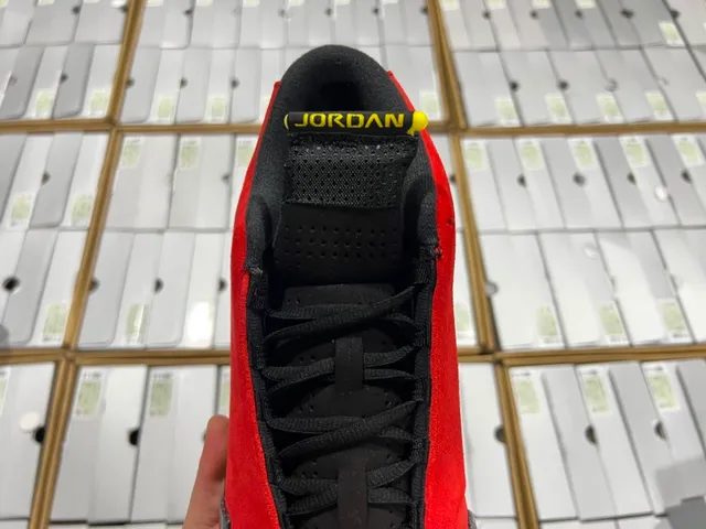Air Jordan 14 Red Black Ferrari Collaboration Basketball Shoes 15