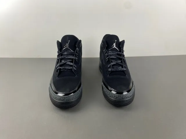 Air Jordan 3 Black Elephant Print Basketball Shoes 11