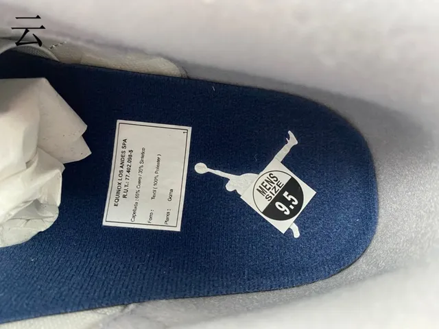 Air Jordan 3 White Navy Elephant Print Basketball Shoes 11