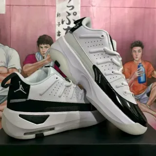 Air Jordan 37 White and Black Basketball Shoes