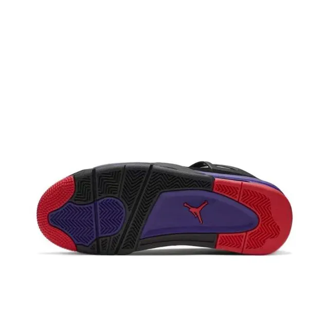 Air Jordan 4 Black Red Purple Basketball Shoes 2