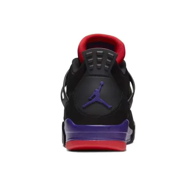 Air Jordan 4 Black Red Purple Basketball Shoes 3