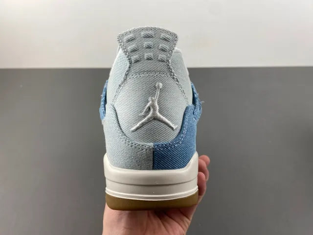 Air Jordan 4 Denim Blue White Gum Basketball Shoes 4