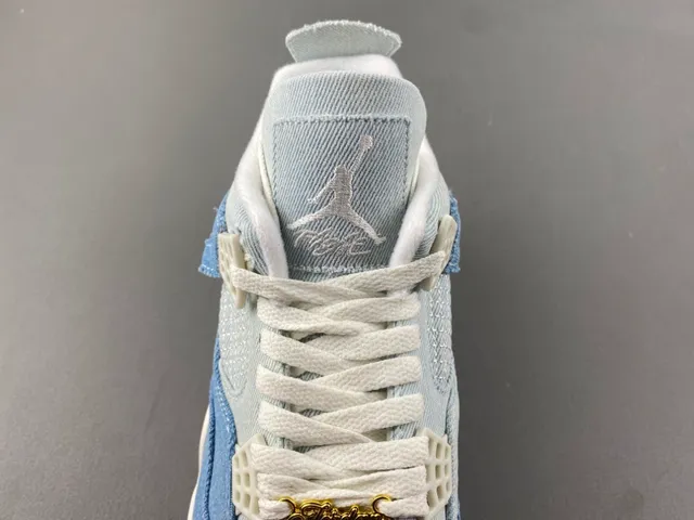Air Jordan 4 Denim Blue White Gum Basketball Shoes 6