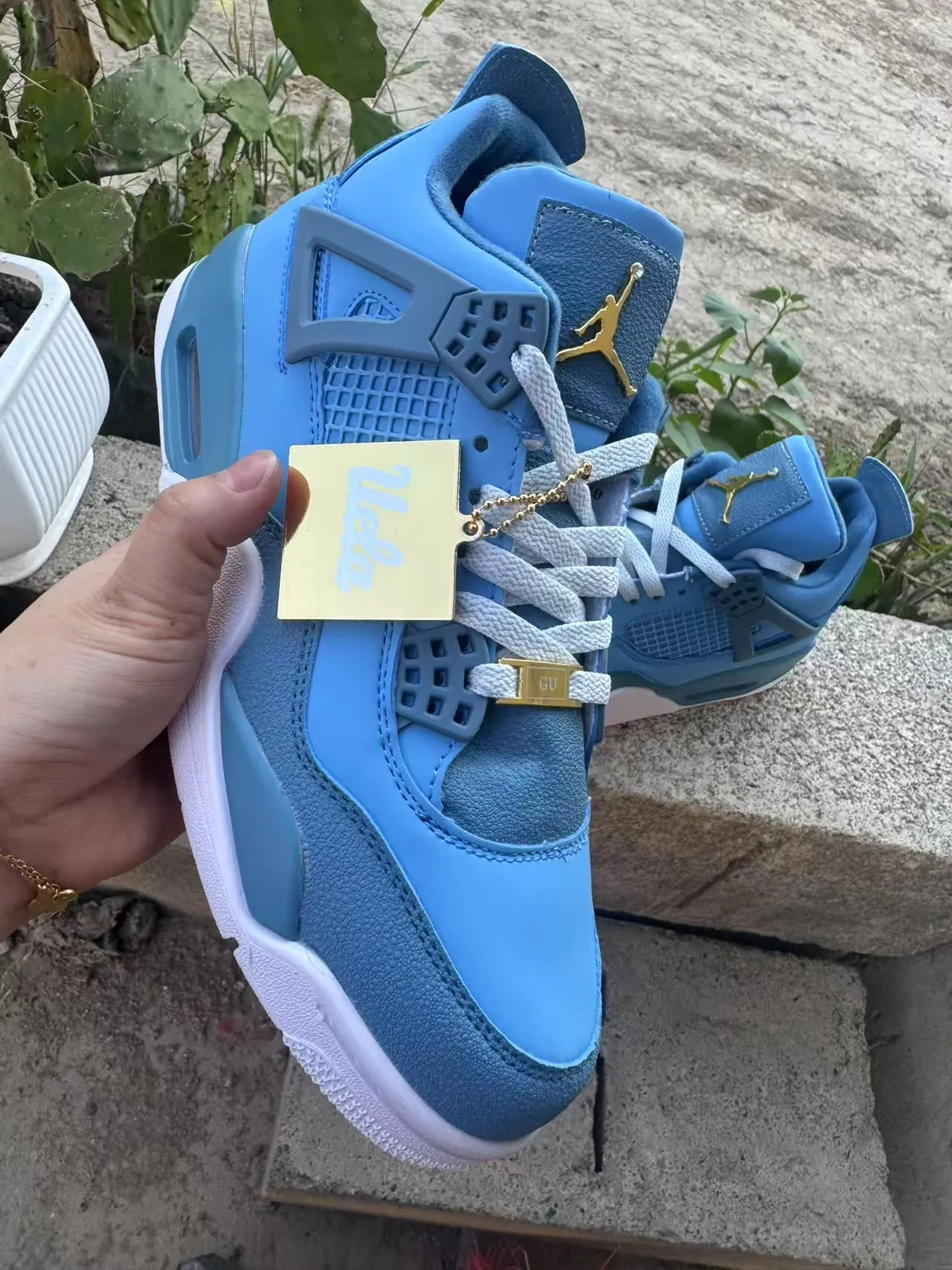 Air Jordan 4 UCLA Blue Tênis de Basquete 2