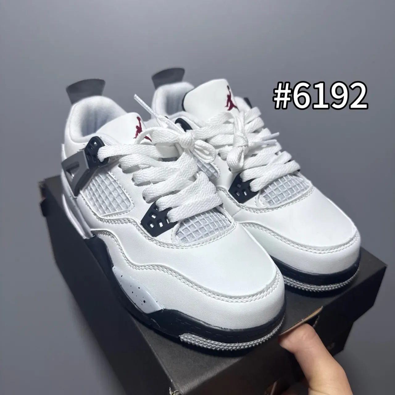 Air Jordan 4 White Pink Green Blue Lifestyle Sneakers 8