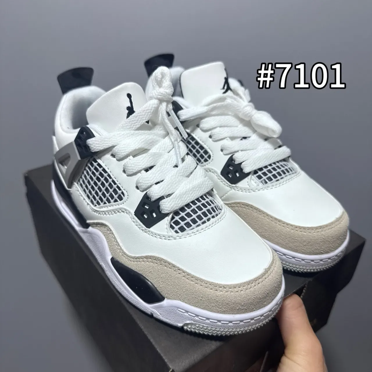 Air Jordan 4 White Pink Green Blue Lifestyle Sneakers 13