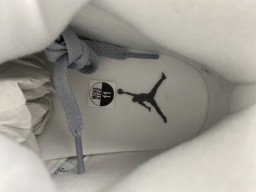 Air Jordan 5 Gray and Light Blue Basketball Shoes 7