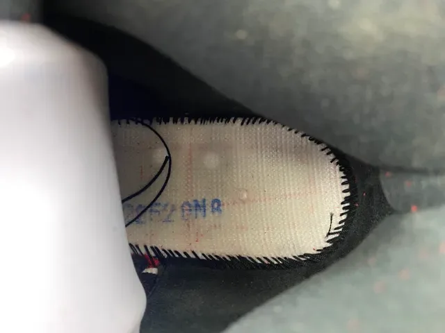 Air Jordan 5 Vermelho Preto Azul Claro Tênis de Basquete 8