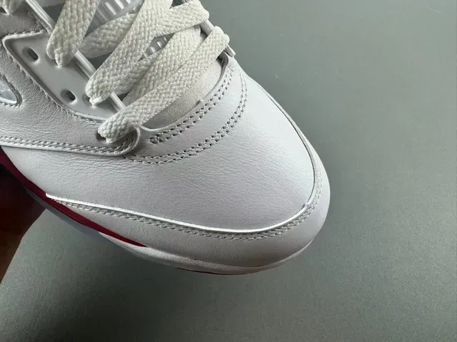 Air Jordan 5 White Red Black Chaussures de basketball 2
