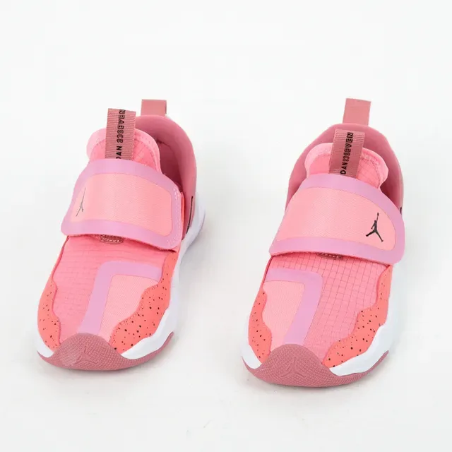Sneakers lifestyle sans lacets Air Jordan à semelle intermédiaire ondulée orange et noir 16