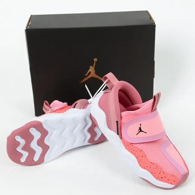 Sneakers lifestyle sans lacets Air Jordan à semelle intermédiaire ondulée orange et noir 17