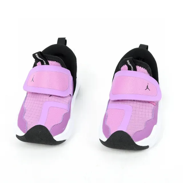 Sneakers lifestyle sans lacets Air Jordan à semelle intermédiaire ondulée orange et noir 24