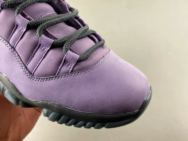 Air Jordan Purple Black High-Top Suede Upper Basketball Shoes 2