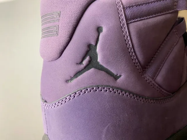 Air Jordan Purple Black High-Top Suede Upper Basketball Shoes 3