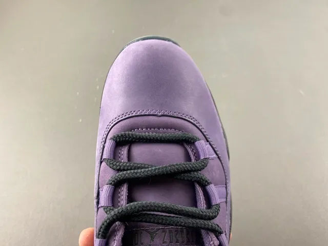 Air Jordan Purple Black High-Top Suede Upper Basketball Shoes 5