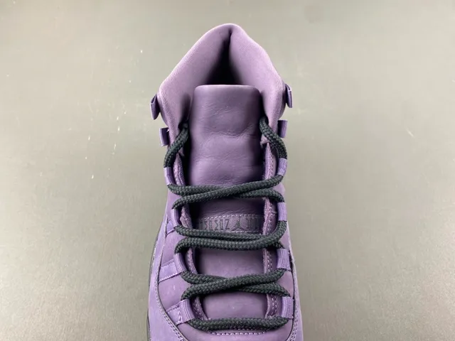 Air Jordan Purple Black High-Top Suede Upper Basketball Shoes 6