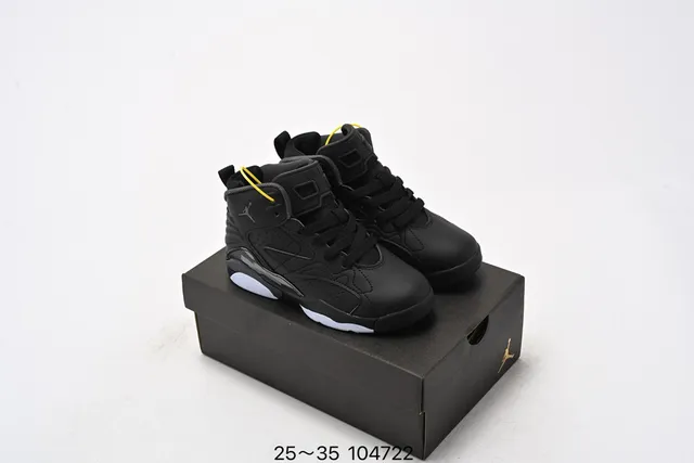 Air Jordan White and Royal Blue High-Top Basketball Shoes 4