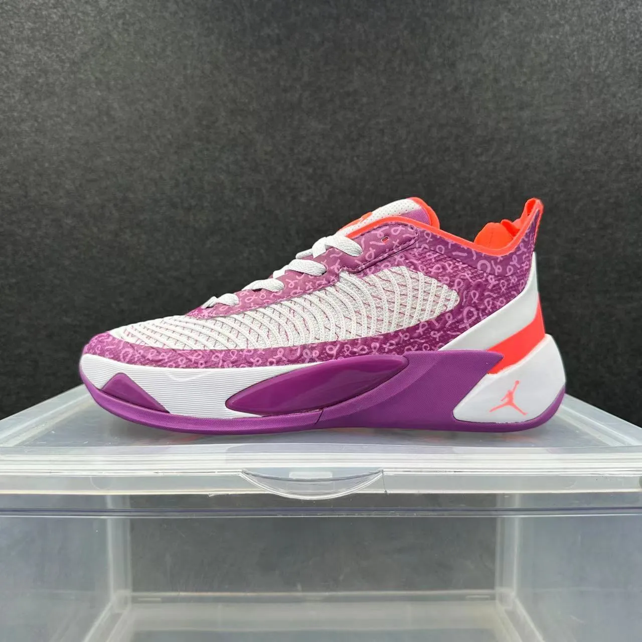 Chaussures de basketball Air Jordan Zion 2 rose et violet 2