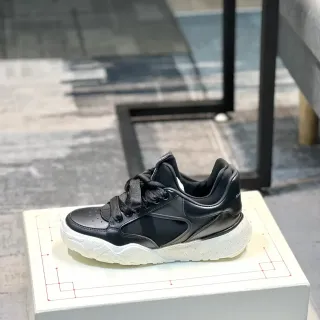 Alexander McQueen Oversized Sneaker Black and White Lifestyle Sneakers