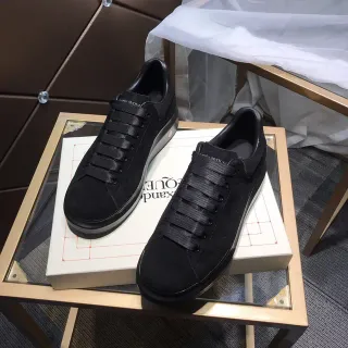 Alexander McQueen Oversized Sneaker Black Suede Lifestyle Sneakers