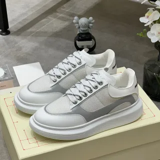 Alexander McQueen Oversized Sneaker White and Gray Lifestyle Sneakers