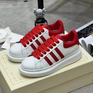 Alexander McQueen Oversized Sneaker White Red Lifestyle Sneakers