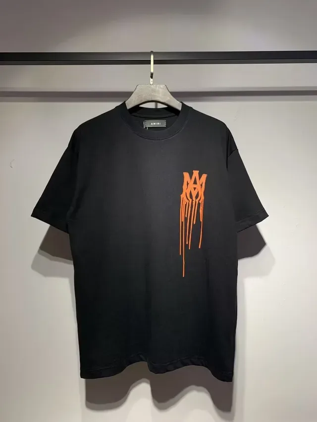Amiri Dripping Logo Graphic T-Shirt 8