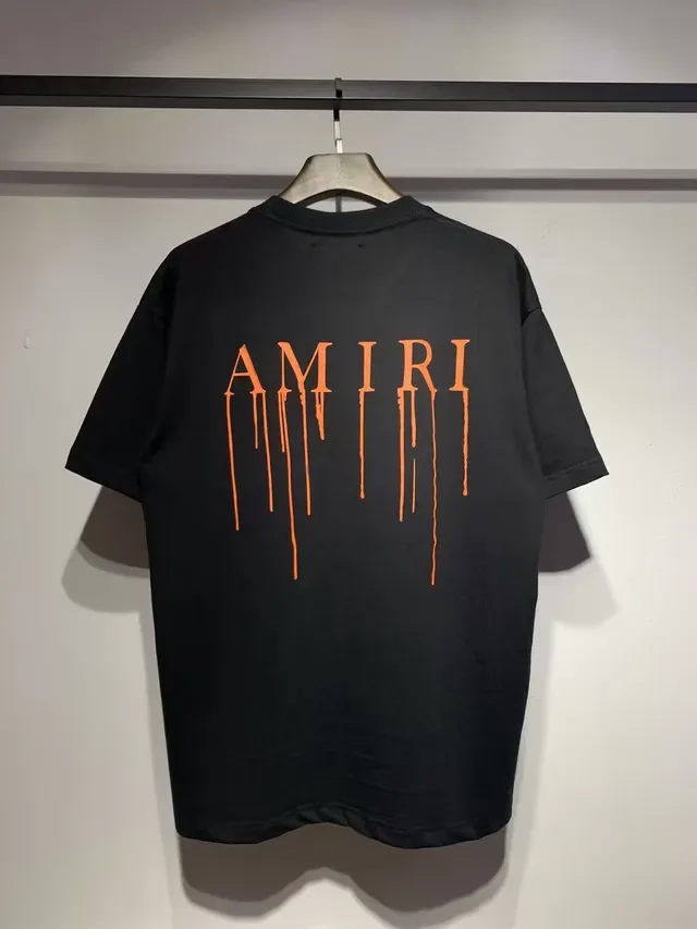Amiri Dripping Logo Graphic T-Shirt 9