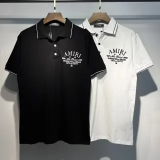 Amiri Embroidered Graphic Polo Shirt