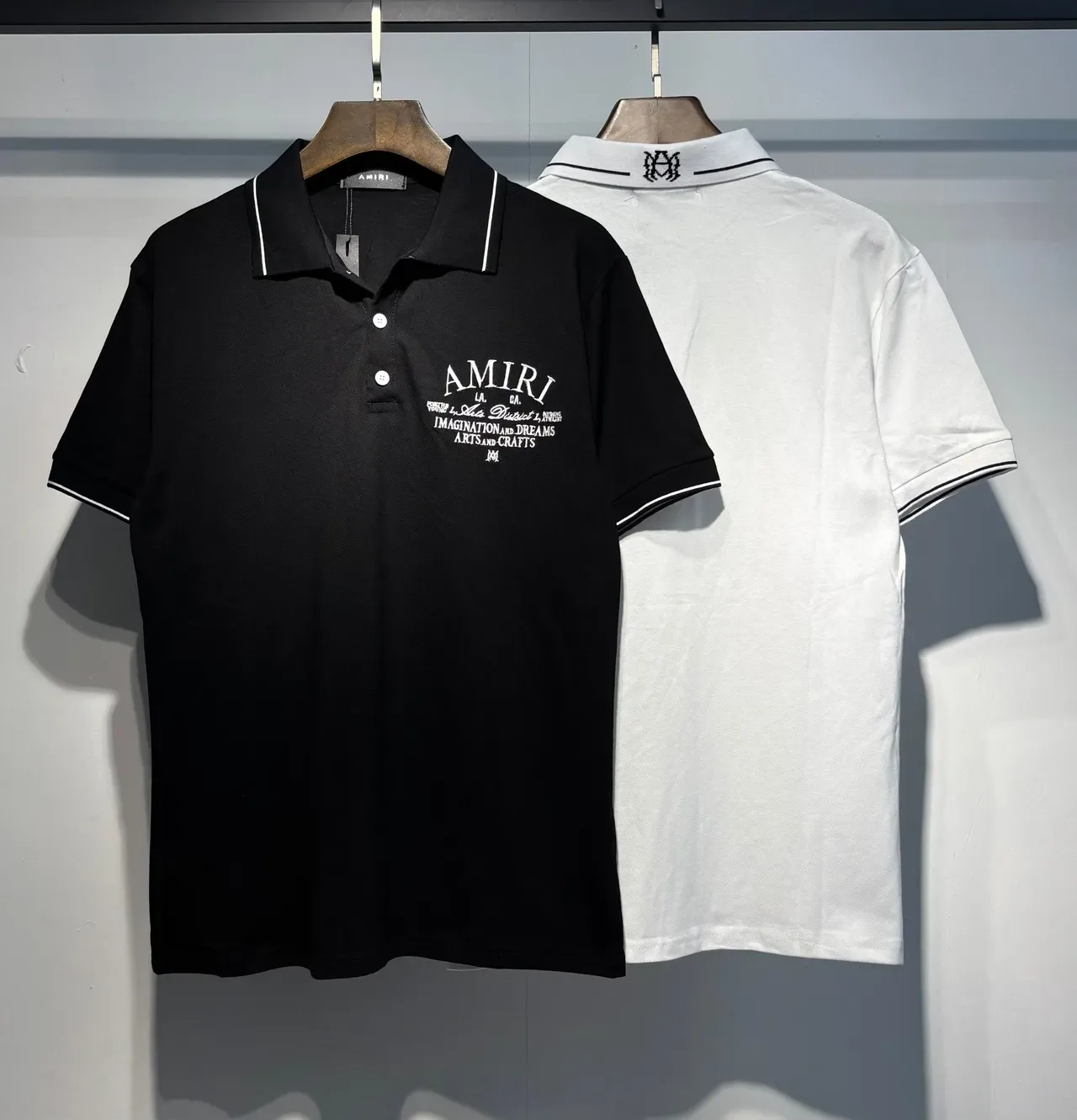 Amiri Embroidered Graphic Polo Shirt 2
