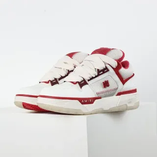 Amiri MA Court White and Red Lifestyle Sneakers