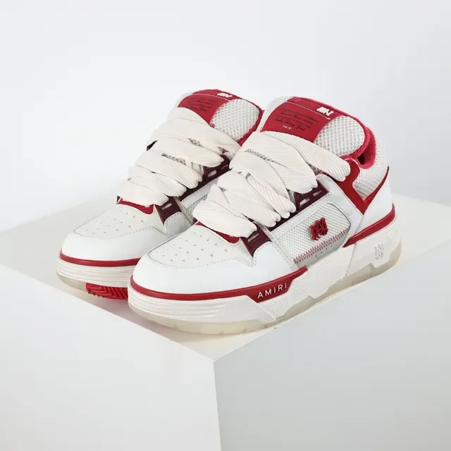 Amiri MA Court White and Red Lifestyle Sneakers 2