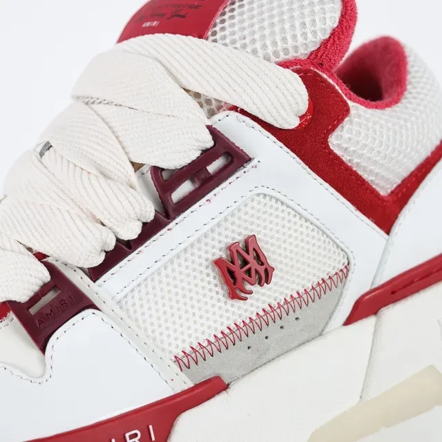 Amiri MA Court White and Red Lifestyle Sneakers 6
