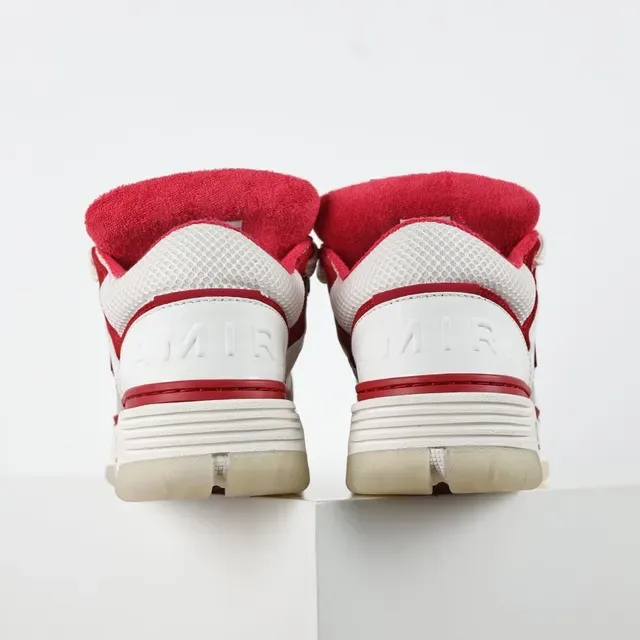 Amiri MA Court White and Red Lifestyle Sneakers 8