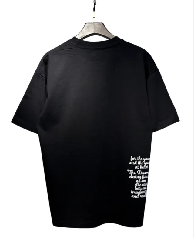 Amiri Varsity Graphic Oversized Black T-Shirt 2