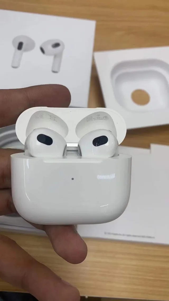 Apple AirPods أبيض قصير الساق لاسلكي تحكم مستشعر القوة TWS سماعات 2