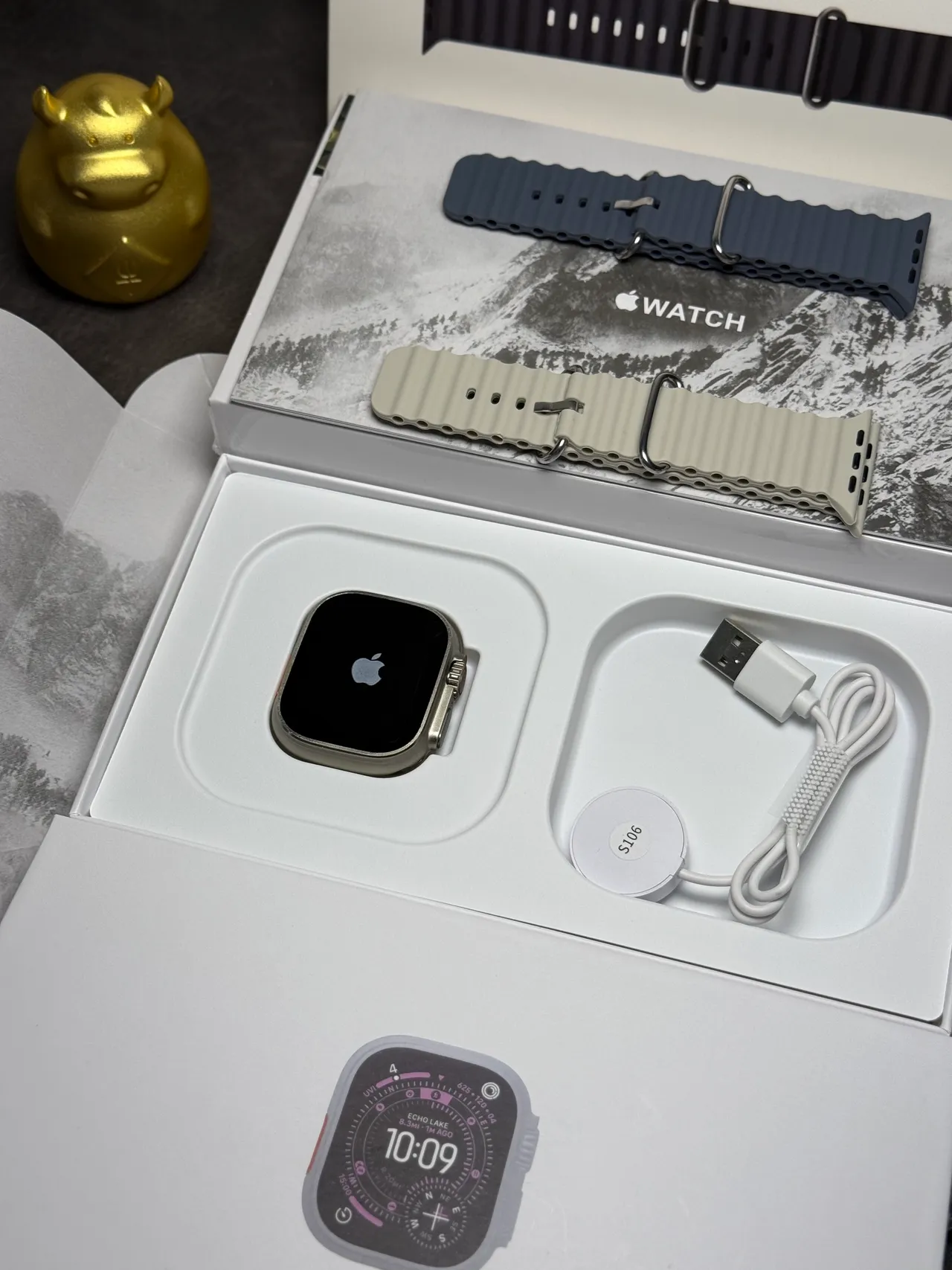 Apple Watch Ultra Slate Gray Sport Band Sports Watch 4