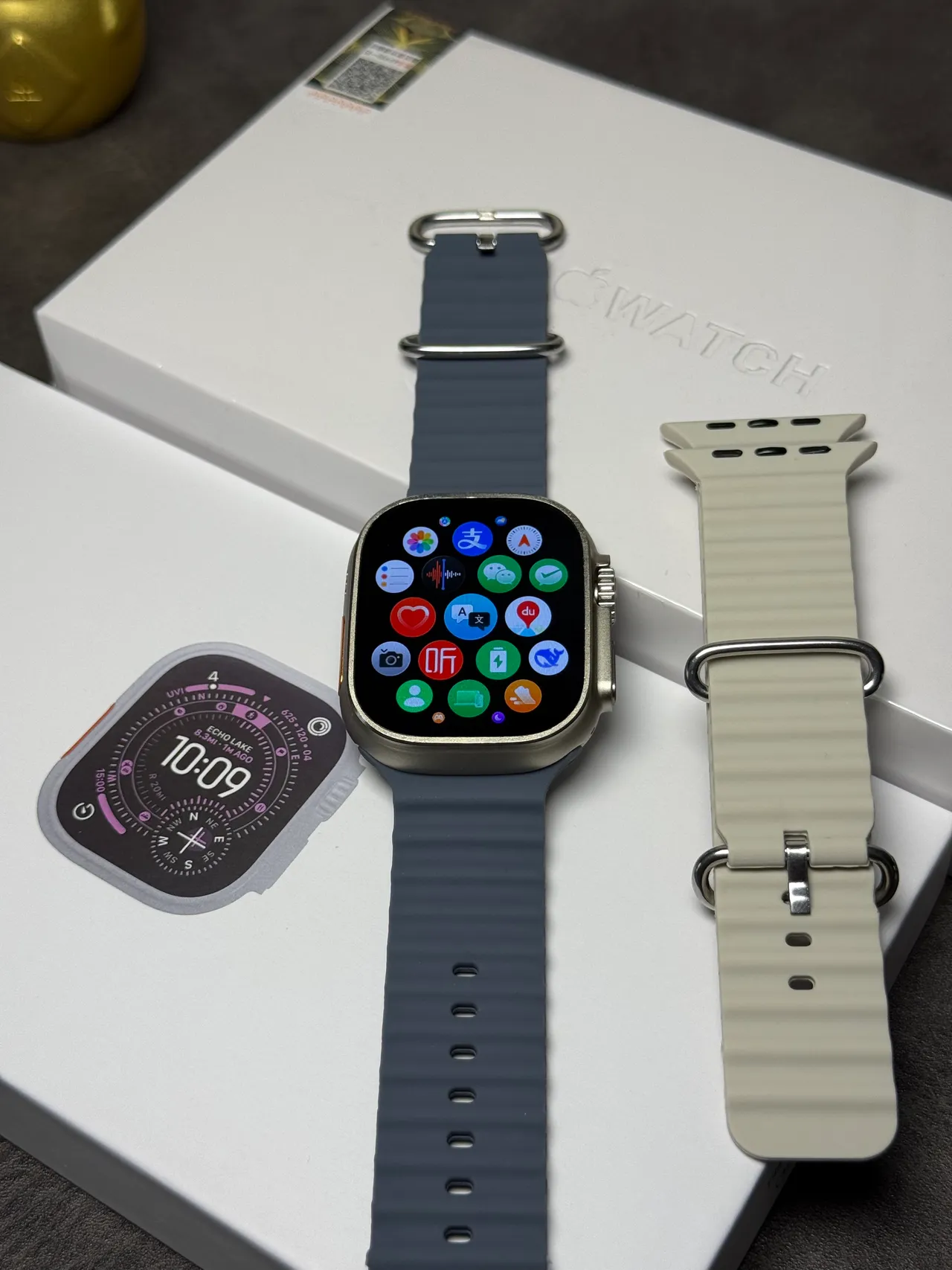Apple Watch Ultra Slate Gray Sport Band Sports Watch 6