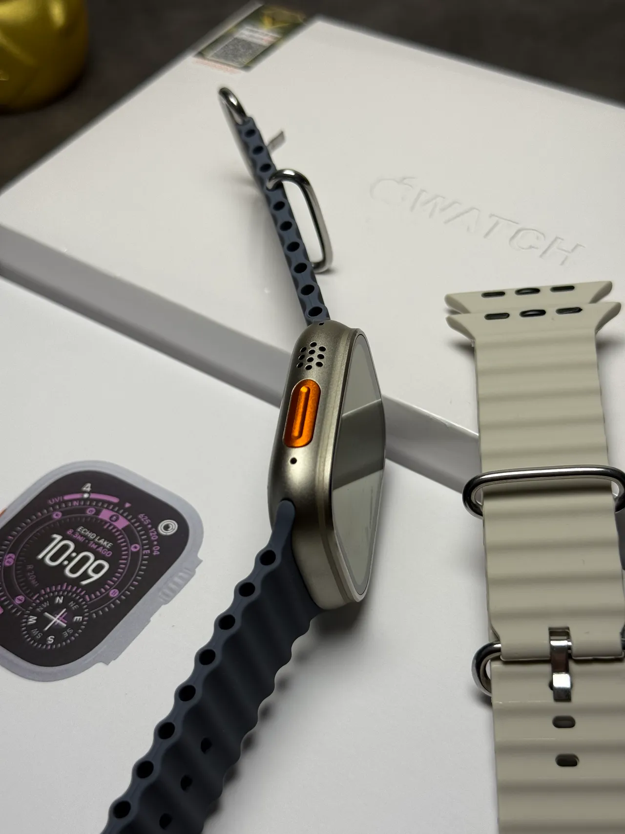 Apple Watch Ultra Slate Gray Sport Band Sports Watch 9