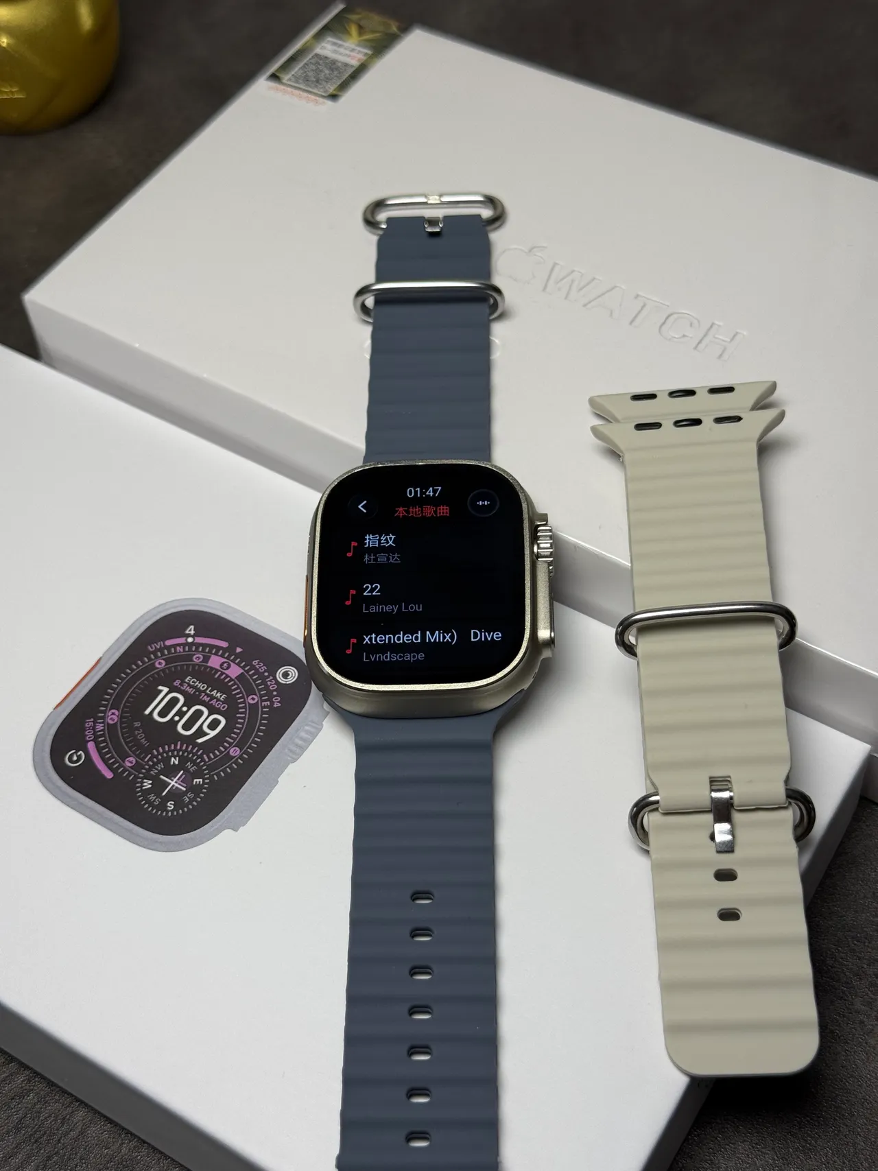 Apple Watch Ultra Slate Gray Sport Band Sports Watch 11