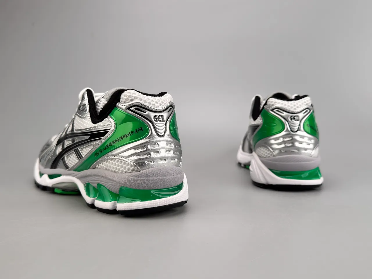 ASICS Gel-Kayano 14 Silver Green tênis de corrida 6