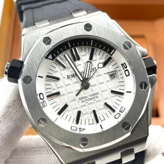 Audemars Piguet Royal Oak Offshore White Tapisserie Mechanical Watch