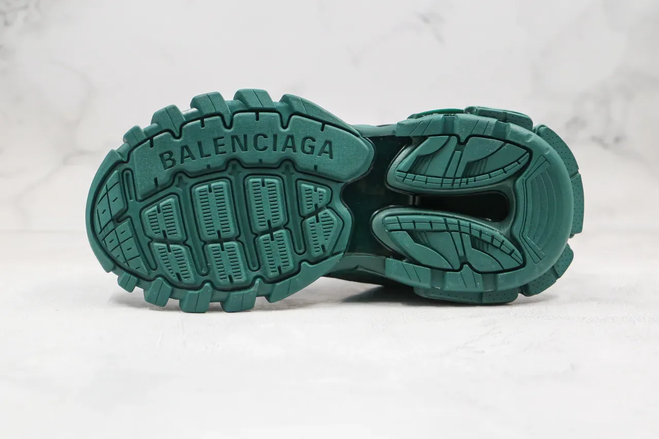 Balenciaga Runner Monochromatiques Teal Chunky Sneakers 2
