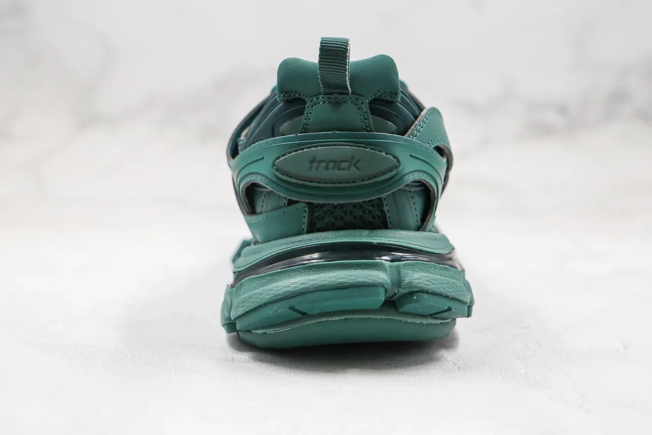 Balenciaga Runner Monochromatiques Teal Chunky Sneakers 3