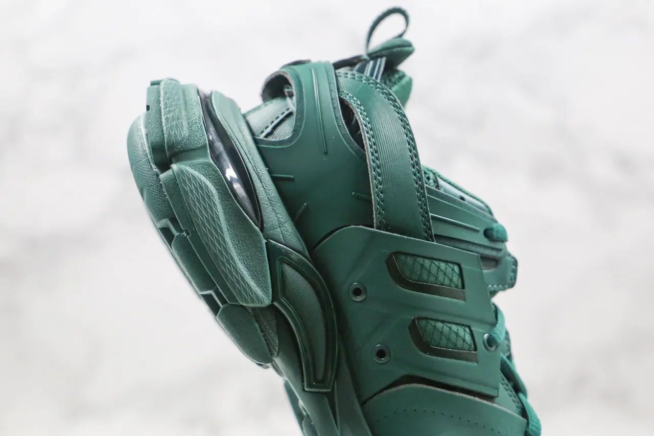 Balenciaga Runner Monochromatiques Teal Chunky Sneakers 4