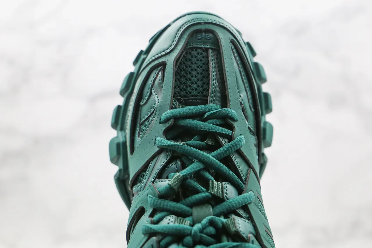Balenciaga Runner Monochromatiques Teal Chunky Sneakers 5
