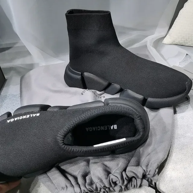 Balenciaga Speed Trainer Black Sock-Fit Lifestyle Sneakers 2