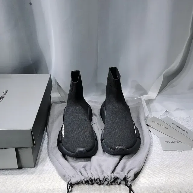 Balenciaga Speed Trainer Black Sock-Fit Lifestyle Sneakers 3