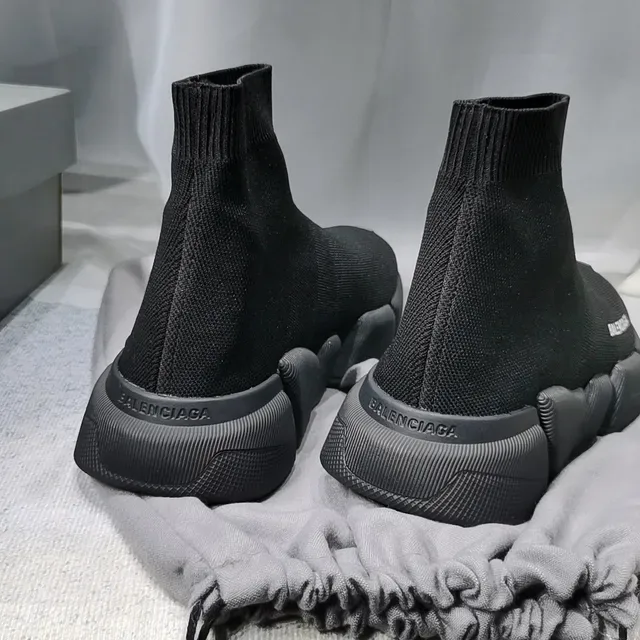 Balenciaga Speed Trainer Black Sock-Fit Lifestyle Sneakers 6